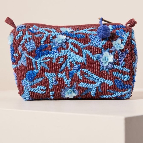 Anthropologie Handbags - COPY - Anthropologie beaded pouch !